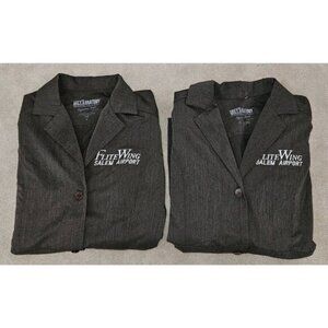 NWT 2 Grey's Anatomy Barco Jacket Size Large Flite Wing Salem Airport Halloween